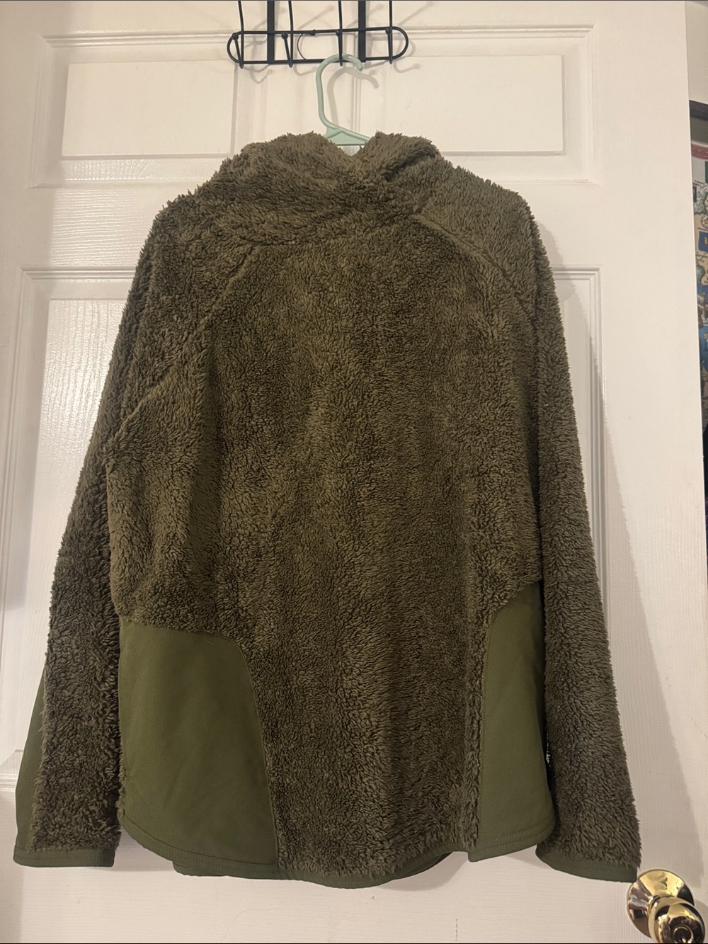 Nike Cozy Olive Green Sherpa Hoodie